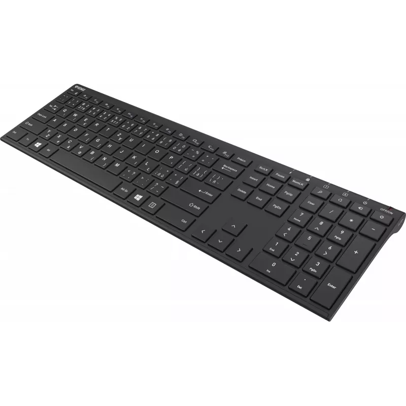 Teclado inalámbrico YENKEE YKB 2000 CSBK – diseño delgado y compacto, conexión inalámbrica
