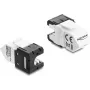 Módulo Keystone DELOCK RJ45 conector hembra a LSA Cat.6A en ángulo 45° no apantallado 180°