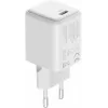 Cargador de pared USB-C 35W 3A Power Delivery 3.0 QC 3.0 blanco