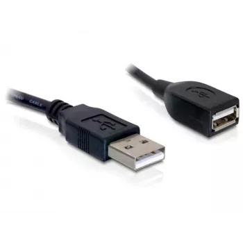 Cable alargador USB 2.0 DeLOCK 82457 0,15 m negro