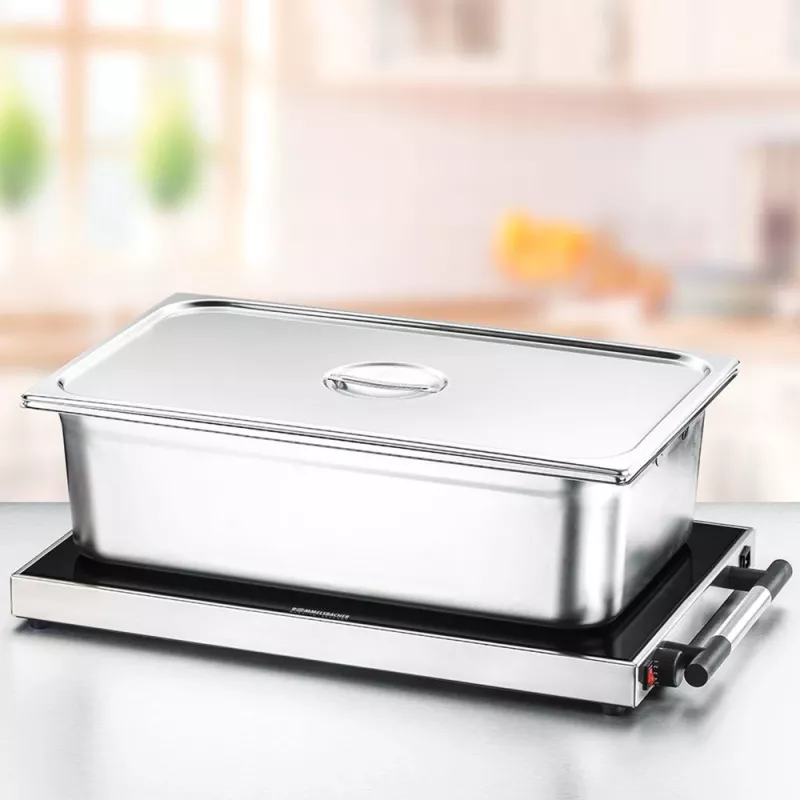 Placa calientaplatos Rommelsbacher WPR 307/E 300 W – placa térmica de buffet para mantener calientes los alimentos