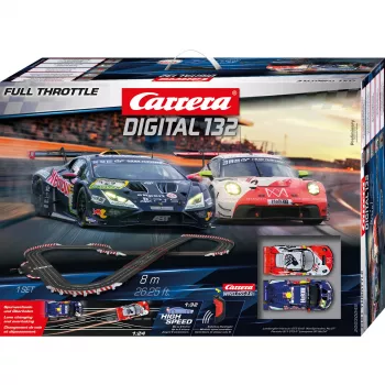 Circuito Carrera DIGITAL 132 Full Throttle de CARRERA — slotcar digital escala 1:32