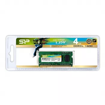Memoria RAM Silicon Power SODIMM DDR3 4GB (1x4GB) 1600MHz CL11 1.35V Low Voltage