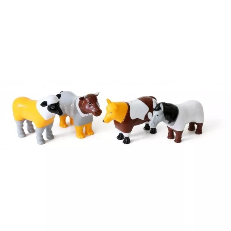 Set magnético de animales de granja Malblo