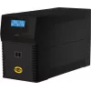 Sistema de alimentación ininterrumpida ORVALDI ID2K0CH line-interactive 2 kVA / 1200 W, 24 V, baterías de 9 Ah, LCD, USB, compacto negro
