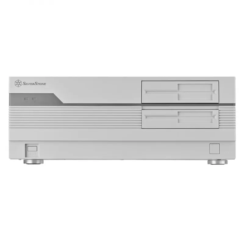 Silverstone SST-FLP01W Caja de ordenador HTPC Blanca