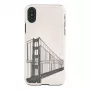 Funda para móvil man and wood para iPhone X/XS, diseño Handbrücken, negra