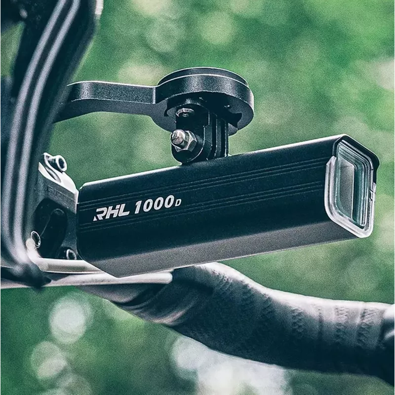 Rockbros RHL1500 luz delantera para bicicleta, 1500 lm, 5000 mAh, IPX6, negro