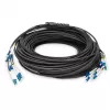 Cable breakout universal de fibra óptica preconfeccionado DIGITUS, monomodo OS2, 8 fibras, LC/UPC - LC/UPC