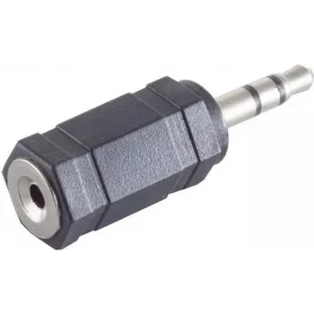 Adaptador de cable ShiverPeaks BS57021 3,5 mm a 2,5 mm Negro Plata
