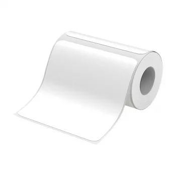 Etiquetas térmicas NIIMBOT T100×100-75 (blanco) – 100×100 mm, rollo de 75 etiquetas