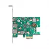 Tarjeta DeLOCK PCI Express x1 USB Type-C PD 30W 2x USB Type-A 5Gbps