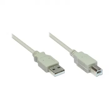 Cable USB2.0 Good Connections A-B Gris 5m