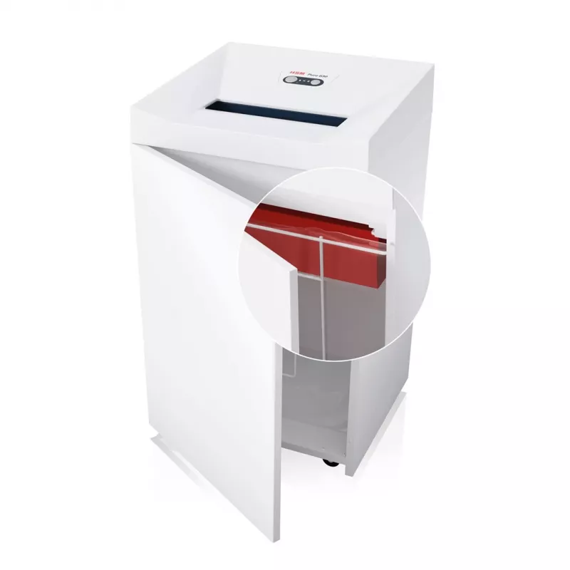 Destructora de papel HSM Pure 630 corte en partículas 31 cm 700 W blanca