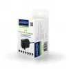 EnerGenie EG-MC-008 adaptador/transformador de red para interiores 12 W negro