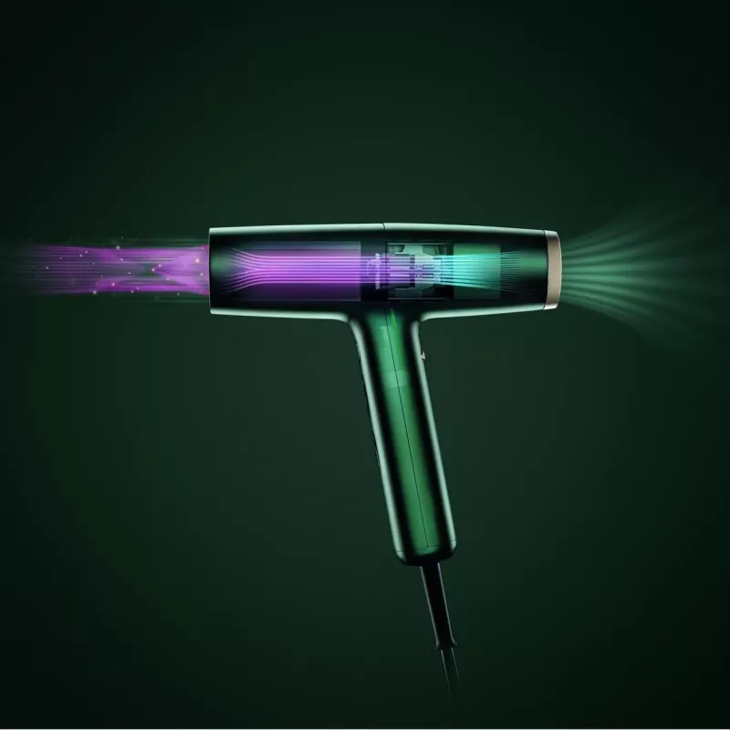 BaByliss Air Power Pro Secador de pelo 1700 W Oro, Verde