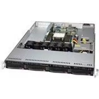 Supermicro SC815 TQC4-605WB2 – Rackmount – 1U – SATA/SAS – Hot-Swap 600 vatios – negro