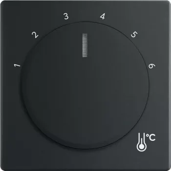 Busch-Jaeger 1794 R-885 Placa de cubierta para soporte y caja de sensor Negro (2CKA001710A4205)