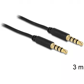 Cable de audio DeLOCK 3,5 mm - 3,5 mm 3 m