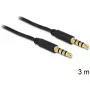 Cable de audio DeLOCK 3,5 mm - 3,5 mm 3 m