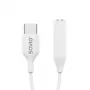Adaptador de audio USB Type 3.1 C (M) – Jack 3,5mm (H) Blanco SAVIO AK-52