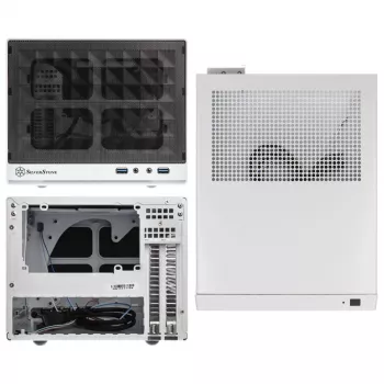 Caja de PC Silverstone SG13 Mini Tower negra