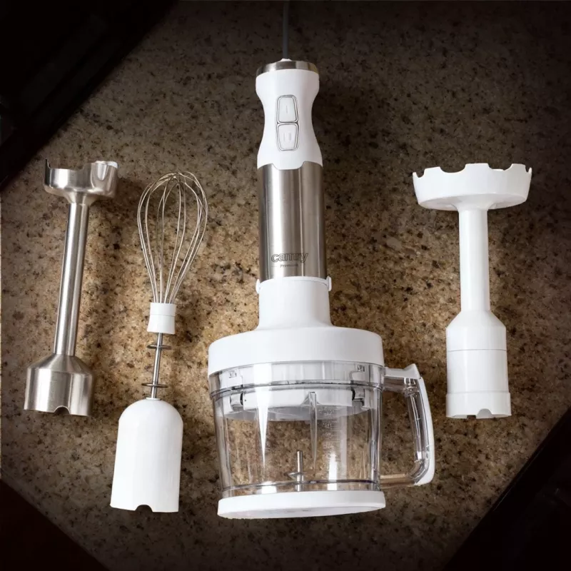 Batidora de mano con set Camry CR 4623 1600 W blanca