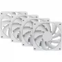 Ventilador de caja HYTE FA12 blanco 120 mm pack de 4 — 120 mm, blanco, modelo FA12