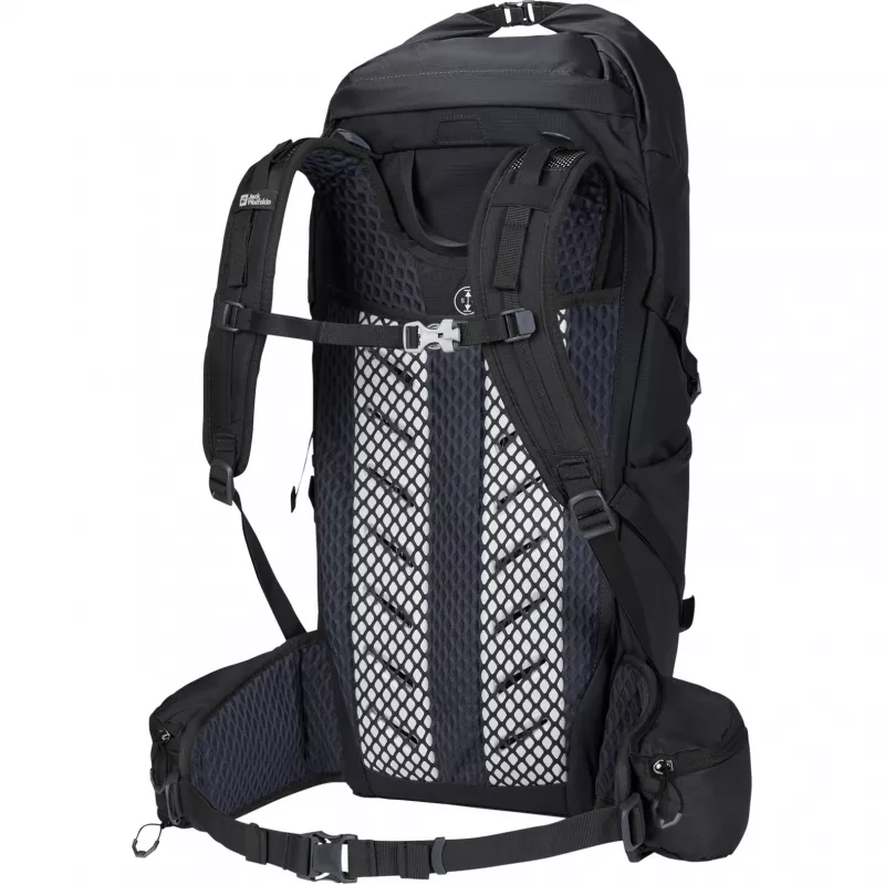 Mochila Jack Wolfskin Cyrox Shape 30 S-L – negra, 30 L