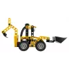 Set de construcción LEGO Technic Backhoe Loader 42197 — dirección articulada, cargador funcional, 104 piezas, edad recomendada 7+