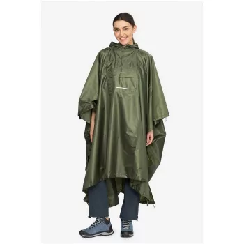 Poncho de lluvia para adultos VIKING Vesper Mochila Verde UNI
