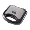 Sandwichera Adler AD 3015 750 W negra plateada