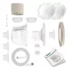 Sacaleches eléctrico inalámbrico neno VENTO Three-Phase, recargable, portátil, pantalla LCD, biberón 150 ml, sin BPA, beige