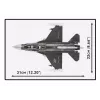 Set de construcción Cobi F-16D Fighting Falcon, 436 piezas, escala no especificada