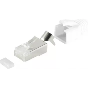 Conector de cable RJ-45 ShiverPeaks 72067-10W blanco