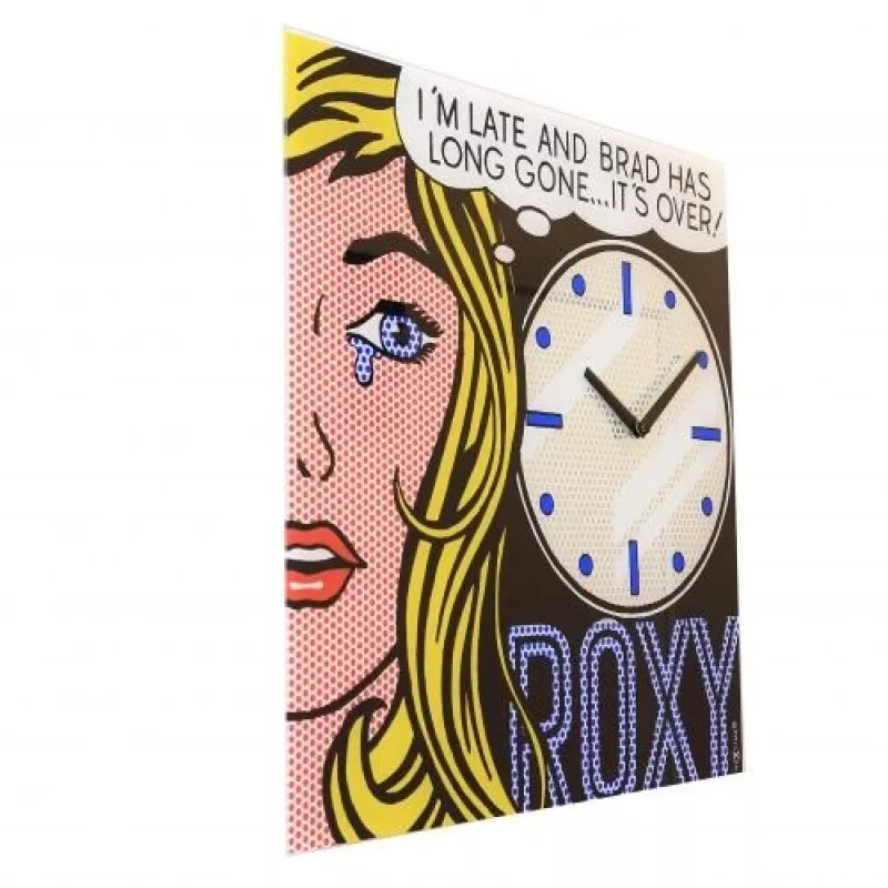 Reloj NeXtime 8153 Cinema Date, 43x43,2 cm, pared, negro/multicolor
