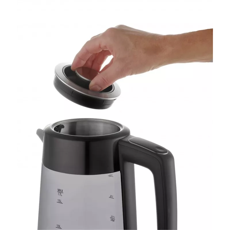 Jarra de cristal eléctrica con control de temperatura RK4195