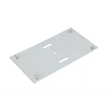 Placa de montaje con separación estrecha para caja de terminación de fibra óptica de 16 fibras, Extralink, acero inoxidable, adaptador de soporte, 5 kg