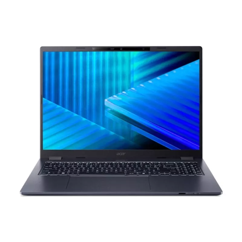 Portátil Acer TravelMate P4 TMP416-54 Intel Core Ultra 7 255U, 16 pulgadas WUXGA, 32 GB RAM, 1 TB SSD, Windows 11 Pro, azul