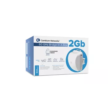 Puente radio Cambium C600510C031B 60 GHz, capacidad de enlace de 2 Gbit/s