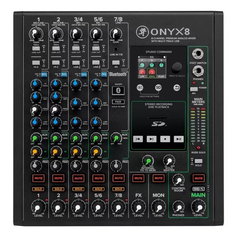 Mackie Onyx 8 - mezclador analógico con USB