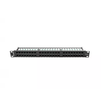 Lanberg PPU6-1048-B - Patch panel - 1U - 19 pulgadas