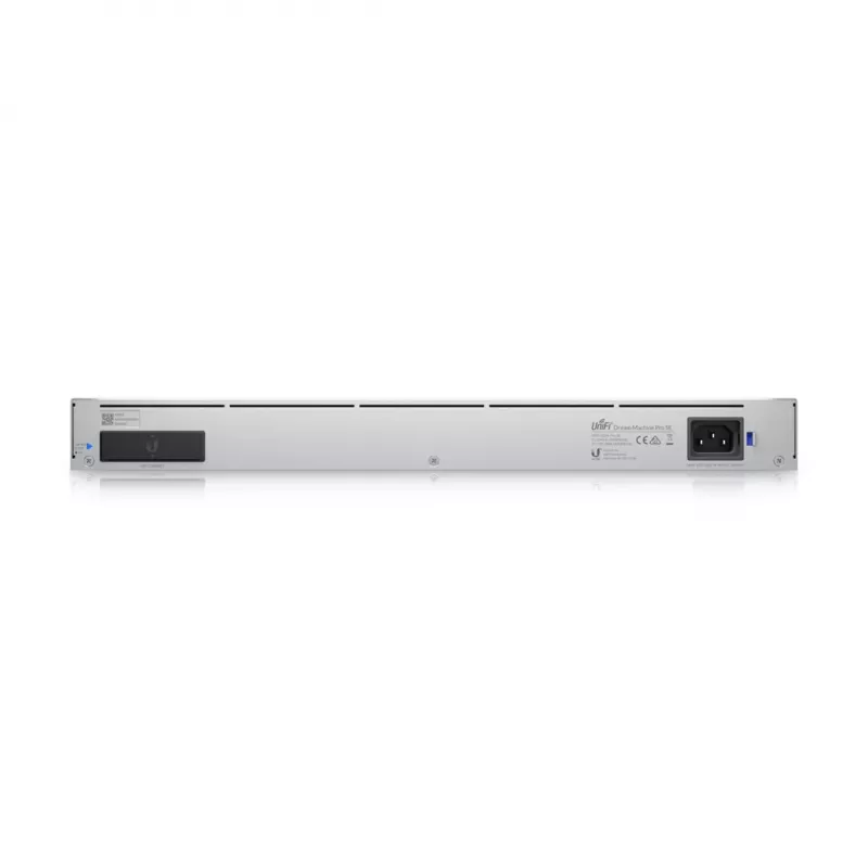 Puerta de enlace Ubiquiti UDM-SE UniFi Dream Machine Special Edition, rack 1U, 8x RJ-45 PoE, WAN 2,5GbE + 10G SFP+, CPU de 1,7 GHz, 4 GB DDR4, SSD de 128 GB, bahía para HDD de 3,5", pantalla táctil de 1,3"