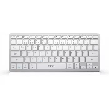 Teclado INCA IBK-565BT BT 5.0, Smart, Batería 150Std, 8-10m plata