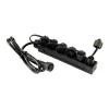 SYNERGY21 foco LED empotrable en suelo ARGOS con caja distribuidora IP67 RGB
