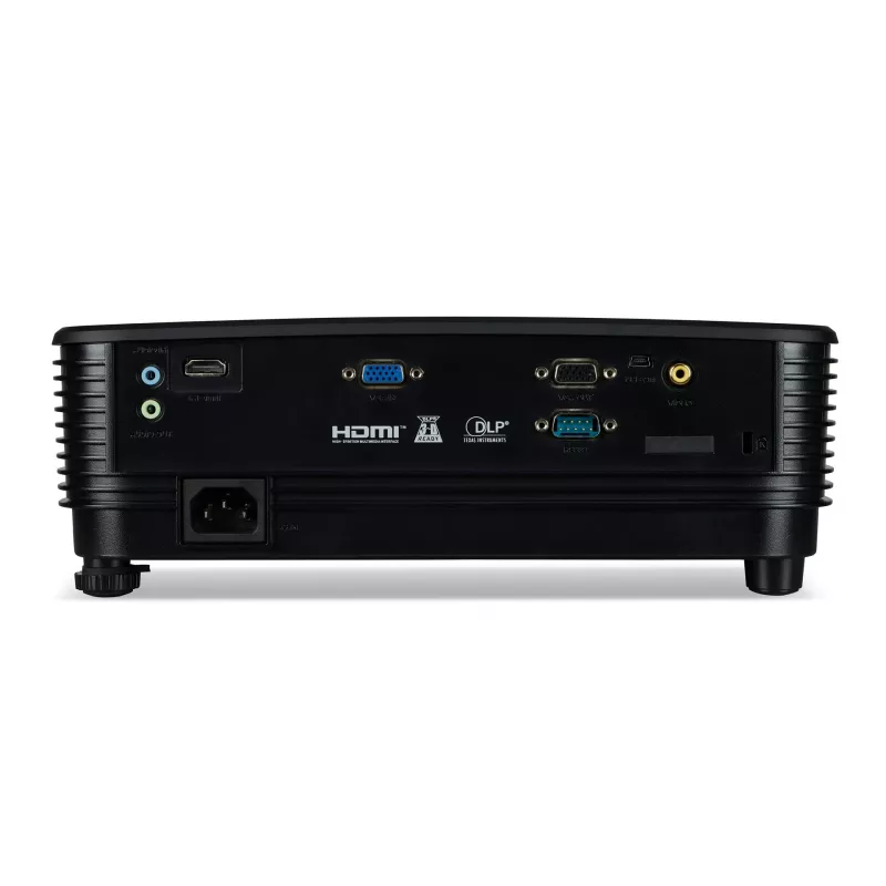 Proyector de tiro estándar Acer X1229HP – DLP, XGA (1024x768), 4800 lúmenes ANSI, lámpara de 210 W, negro, 2,4 kg