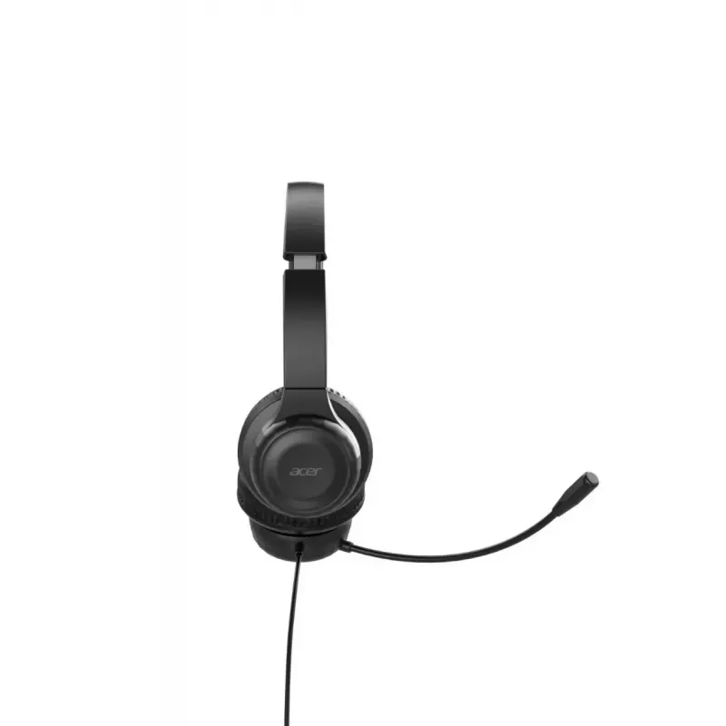 Acer AHW154 GP.HDS11.02D auriculares de oficina con cable, estéreo, conector jack, micrófono flexible integrado, negros