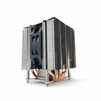 Disipador de aire Dynatron A49 Sistema de refrigeración de procesador Negro Plata 800–1800 rpm