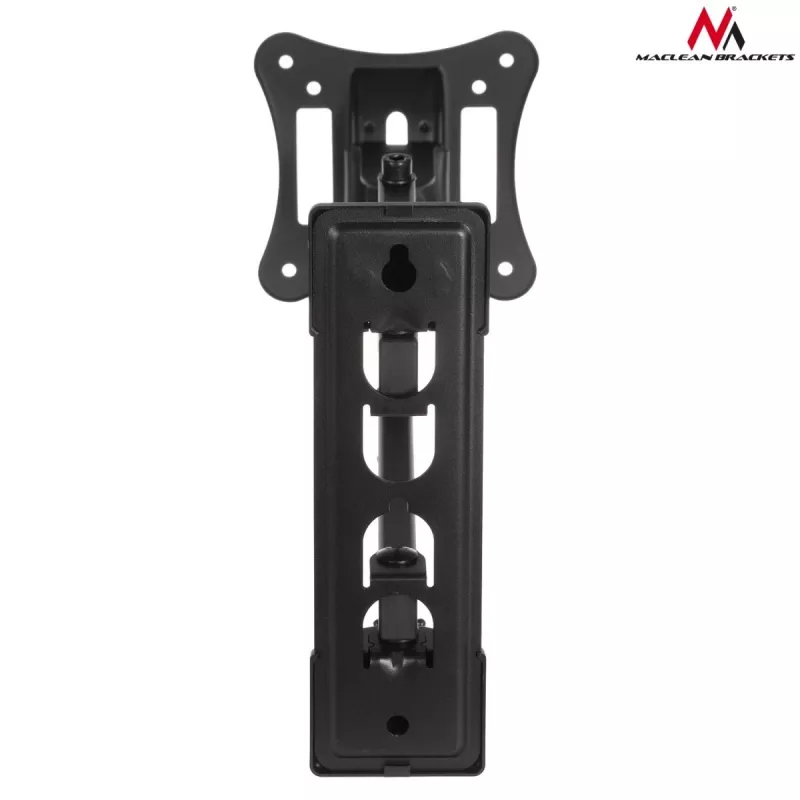 Soporte de pared para TV/monitor MACLEAN MC-719, para pantallas de hasta 68,6 cm (27 inch), máx. 15 kg, VESA 100x100, negro