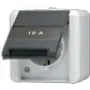 Toma de corriente CEE 7/3 JUNG 820 KINAW negro blanco